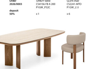 1 SANDY + 6 GLEN | Order 2026/0003