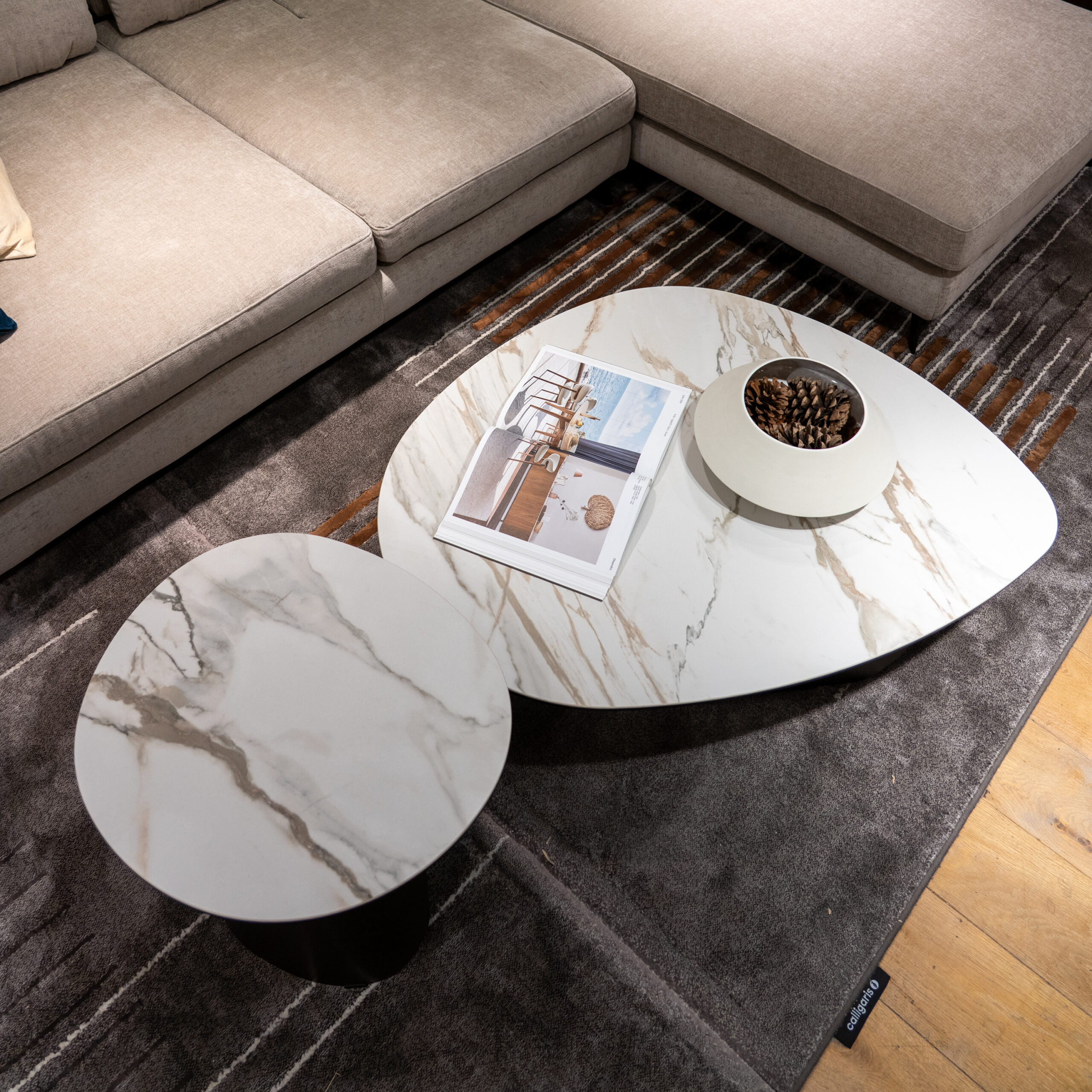 Twins Calligaris coffee tables